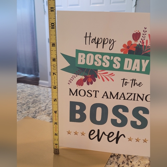 🖤 Giant Boss's Day Card NWT - Picture 2 of 6